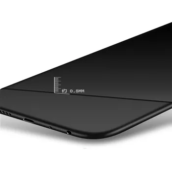 Telefono Dėklai Huawei P Smart plus Atvejais ultra plonas minkštas Silikoninis Dangtelis 6.3 maišelį, byloje Dėl 