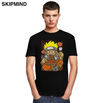 Humoro T-Shirt, Derliaus Naruto Meilės Ramen Marškinėliai Vyrams Trumpas Rankovėmis Grynos Medvilnės Tee Apvalios Apykaklės Laisvalaikio Anime, Manga Uzumaki Viršų