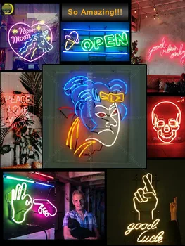 Neonas Pasirašyti Taip, prašome Neoninės Lemputės ženklas, Alaus Baras, Baras parduotuvėje Ekranas Neoninis Ženklas Stiklinis Vamzdelis Reklama Ženklas Apšvietimas Neon Baras Žibintas