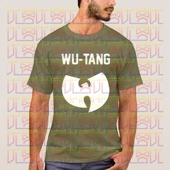 Naujausias 2020 metų Vasaros Wu Tang Logotipas Medvilnė Crewneck Populiarus Vyrai Tee Marškinėliai Pateikti Homme Viršūnes Tees S-4XL