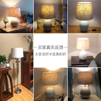 Naujas Kinijos klasikinis medžiaga meno stalo lempos miegamojo, naktiniai staleliai, lempa, modernus, paprastas ir kūrybos vadovas keramikos stalo lempa nemokamas pristatymas