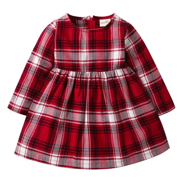 Vaikams mergaitėms ilgomis rankovėmis suknelė baby girl drabužiai 2020 m. pavasario mergaitės pledas suknelės rudenį, vaikų drabužiai 1 2 3 45 metus