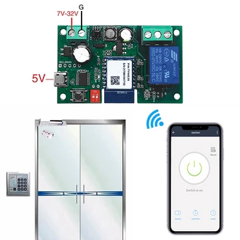 Tuya Wifi Smart Relės Modulis Belaidžio tinklo Jungiklis Virsta Režimas intelektinių Laiko Funkcija Nuotolinio Valdymo pultą Smart Home
