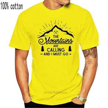 Kalnai Yra Pašaukimas, Ir aš Turi Eiti T-shirt Meilės Kalno Ekspediciją Tyrinėti Lipti Daug Spalvų Tee marškinėliai vyrams