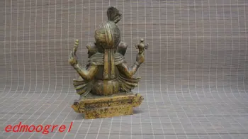 Antikvarinis Senas QinDyansty Tibeto vario dramblys dievas Buda, atneša laimę, atsikratyti blogio, Nemokamas pristatymas