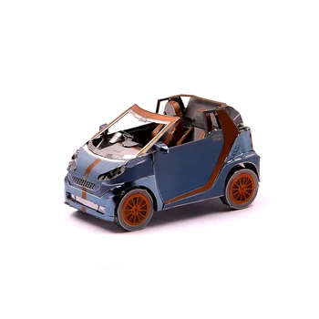 3D Metalo Įspūdį Modelis Rinkiniai Asamblėjos Modelis Protingas Automobilis 