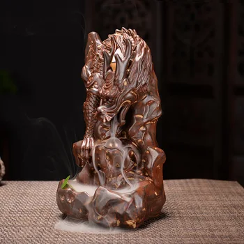 YeFine Dragon Lentynos Porceliano Circumfluence Censer Namų Puošybai