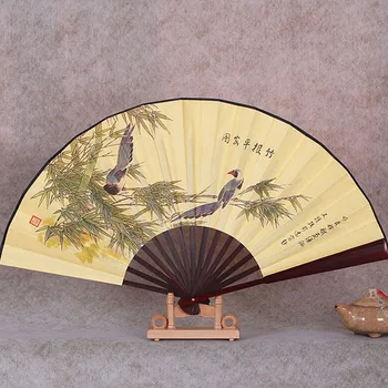 1 Vnt Kinijos Lankstymo Ventiliatorius Kinų Tapybos Modelis Poliesteris Ventiliatorius Stiliaus Atsitiktinis