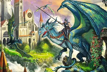 Dragon warrior medinė dėlionė 1000 vienetų ersion dėlionės baltos kortelės suaugusiųjų vaikų švietimo žaislai