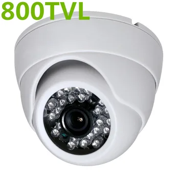 HD Cmos 3.6 mm VAIZDO Home Security baltas IR Spalvotas naktinis vaizdo Dome Kameros 800TVL
