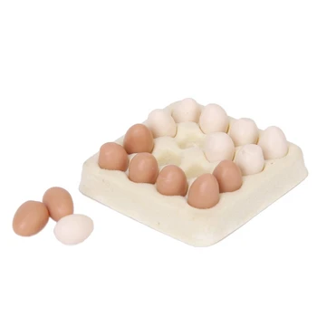 1/12 miniatiūriniai lėlių kiaušinių dėžutėje su 16 vnt. kiaušinių, dollhouses