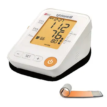 YE650D Rankos Kraujo Sphygmomanometer Monitorius LCD Skaitmeninis Širdies ritmo Matuoklis Priemonė, Automatinė Stebėti Namų Sveikatos Priežiūros Įranga