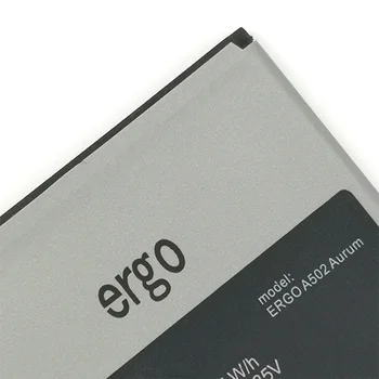 2VNT 2500mAh A502 Baterija Ergo A502 Aurum Mobiliųjų Telefonų Sandėlyje Naujausias Gamybos Aukštos Kokybės Baterija+Sekimo Numerį