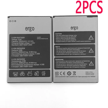 2VNT 2500mAh A502 Baterija Ergo A502 Aurum Mobiliųjų Telefonų Sandėlyje Naujausias Gamybos Aukštos Kokybės Baterija+Sekimo Numerį