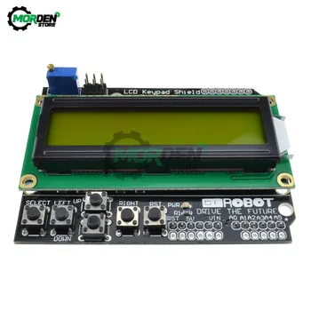 1602LCD Plėtros Valdybos Reguliuojamas Ryškumas 12C MCP23017 5 Klaviatūrą 16x2 Simbolių LCD Ekranas Modulis Arduino UNO R3