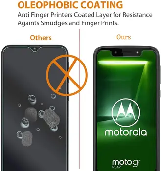 Visą Grūdintas Stiklas Moto G8 Galia Lite G6 Žaisti G 8 Plius Screen Protector, Akiniai Motorola Moto G7 Žaisti Vienas Makro Stiklo