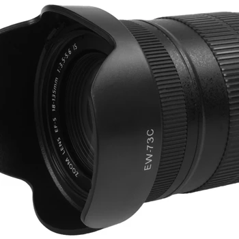 EW-į jos 73c Kaištiniai Objektyvo Gaubtą, Canon EF-S 10-18mm f/4.5-5.6 IS STM,juoda
