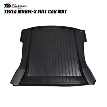 Visi Oras Grindų Kilimėliai Tesla Model 3 Pasirinktinis Tilptų TPE Automobilių Linijinių Krovinių Galinio Krovinių Dėklas Kamieno Vandeniui Interjero Aksesuarų Se