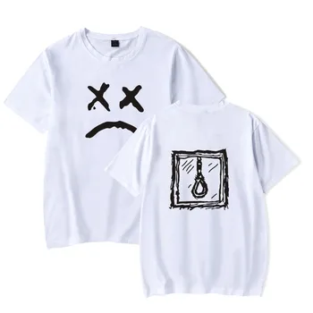 LUCKYFRIDAYF 2018 Lil Peep Medvilnės marškinėliai Vyrams/Moterims juokinga T shirts Vasaros trumpomis Rankovėmis T-shirt Hip-Hop camisetas Plius Dydis