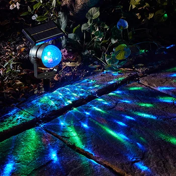 Kalėdų Žiburiai, Lauko LED Projektoriaus Lempa Spalvinga Sukasi Lauko Apšvietimas Namo Kieme Saulės Šviesos Sodo Puošmena