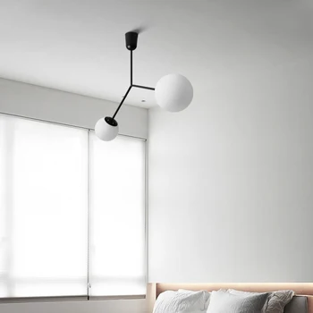 Naujas atvykimo minimalistinė svetainė, valgomasis kambarys pakabukas šviesos modernus minimalistinio kavinė baras miegamasis kūrybos ins priedai veltiniams, vilna lempa