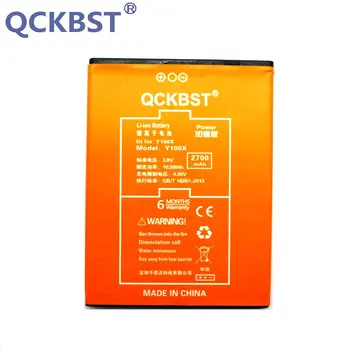 QCKBST 2700mAh Aukštos Kokybės Y100X Baterija DOOGEE Y100X Mobilųjį Telefoną Ličio-jonų Batterij Bateria+ Sekimo Kodas