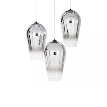 Kabo lempa deco maison stiklo gyvenimo kambario, miegamasis LED sieniniai šviestuvai hanglamp kabinti lubas šviestuvai