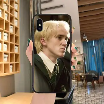 Slytherin Draco Malfoy Telefono dėklas skirtas iPhone 11 12 mini pro XS MAX 8 7 6 6S Plus X 5S SE 2020 XR