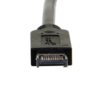USB 3.1 Tipas-C, Mini 20 Pin Priekinis Skydelis Antraštės USB 3.0 Standartas 19/20Pin Antraštė ilgiklis 20Cm Už Asus Plokštė