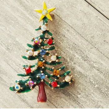 1Pc Mini Kalėdų eglutę Mažas Pušies Lydinio Sagė Eglutė Kalėdinė Dekoracija Naujųjų Metų Vaikams Dovanos