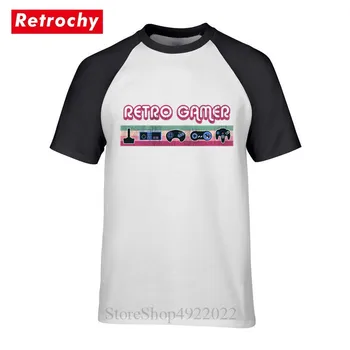 Juokingi vyriški Pasirinkite Savo Ginklą Žaidėjus Marškinėliai Vaizdo Žaidimas XBOX Valdytojas Tees Original Remix Šeimos T-shirt PS Playstation Marškinėliai