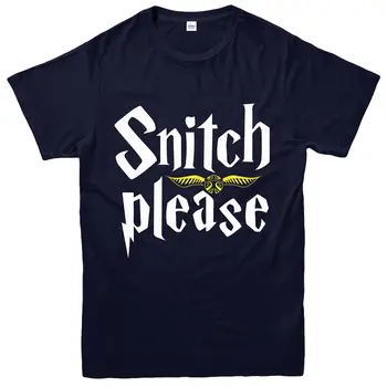 2019 Juokinga Snitch Prašome T-Shirt Fantastinis Filmas Įkvėpė Tee Viršuje Unisex Tee