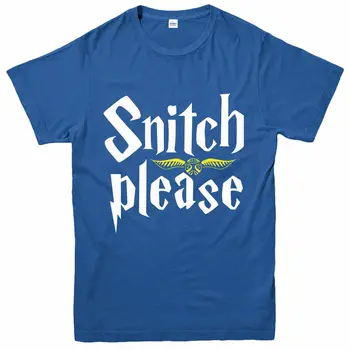2019 Juokinga Snitch Prašome T-Shirt Fantastinis Filmas Įkvėpė Tee Viršuje Unisex Tee