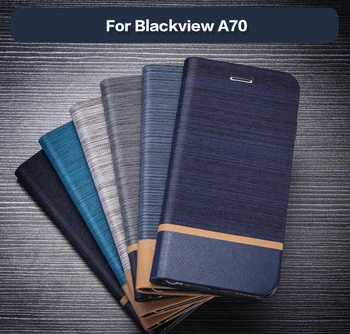 PU Odos Piniginės Atveju Blackview A70 Verslo Telefoną Atveju Blackview A70 Knyga Atveju Minkštas Silikoninis Galinio Dangtelio