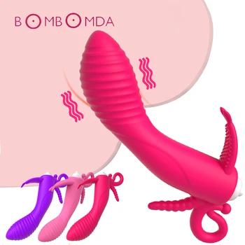 Dildo Vibratorius G Spot Masažas Suaugusiųjų Sekso Žaislai Moters, Masturbacija Analinis Kaištis Vibruojantis Dildo Masturbator Erotinis Sekso Produktai