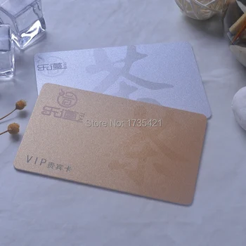 Aukščiausios kokybės aukso karšto antspaudas plastikinių nuolaidų vip kortelę smart card prekybos centrų