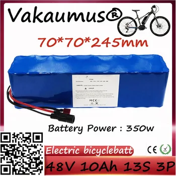 48v akumuliatoriaus bms 48v 10Ah / 10000mah 48V 18650 ličio baterija tinka elektrinis dviratis su built-in 15abms