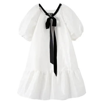 TRODEAM prancūzų Pasakų Suknelė Moterims 2021 Elegantiškas Dizaineris Sluoksniuotos Rankovėmis Prarasti Susiėmę Nėrinių linija Mini Suknelė korėjos 2020 m. Rudenį Chic