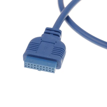 USB 2.0+ 3.0 Uosto Važiuoklės PC Kompiuterio Atveju Garso Priekinis Skydelis Pakeisti 70cm Laidas