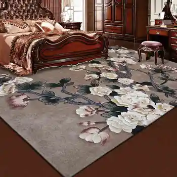 Japonijos ir korėjos Gėlių Garsaus prekės ženklo kilimas Modernus Kilimai Kabinetas, svetainė, Miegamasis Europos Šiuolaikinės vilnos Kilimai