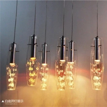 LED Kristalų Pakabukas Šviesos Modernios LED Pakabukas Lempa, virtuvė šviesos kabo lempa patalpų apšvietimas