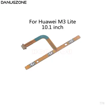 10VNT Dėl Tabletę Huawei M3 Lite 10.1 colių BAH-AL00/W09 / M5 10.8 colių Maitinimo Mygtuką Perjungti garso Mygtuką, garso Išjungimo įjungimo / Išjungimo Flex Kabelis
