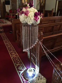 Naujas vestuvių gėlės susitarimą Rožių žiedų žvakidė lentyna, stalo puošmena, gėlių dekoracijos gėlių stovas