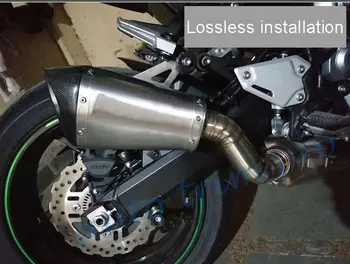 Tinka Kawasaki Z900 Dujų Išmetimo Duslintuvo Paslysti Ant Vamzdis Duslintuvo Vamzdis Motociklas Motociklo Lenktynių Universalūs Priedai
