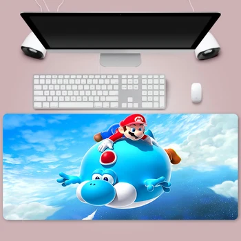 Mario Profesionalus žaidimas pelės mygtukai 900x400mm HD modelis didelio kompiuterio pelės padas animacinių filmų XXL klaviatūros, pelės mygtuką