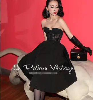 Elegantiška Vintage PIN UP Black Classic Plisuotos Kamuolys Suknelė Sijonas vientisos Spalvos Temperamentas Derliaus Hepburn Stiliaus Sijonas Aukštu Juosmeniu