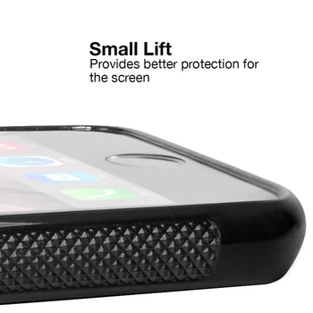 LvheCn Silikono Guma Telefono Case Cover for iPhone 6 6S 7 8 Plus X XS XR 11 12 Mini Pro Max Yin Yang Juoda Balta