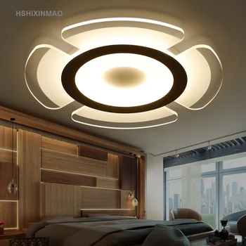Paprasta, modernios LED kambarį lubų lempa kūrybos turas vėjo malūnas - ultra plonas meno restoranas studijų Lubų šviesos AC90-260V