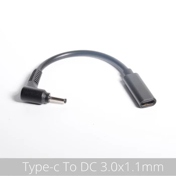 USB Tipo C 3,0 X 1,1 mm Nešiojamas Baterija Įkroviklio Laidą Laidą 