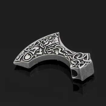 Šiaurės Amuletas Vikingų Kirvį pagonių talismanas Karoliai Pakabukas